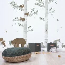 Planche De Stickers L Famille Ours (64 X 90 Cm) -Lilipinso Déco Soldes Boutique planche de stickers l famille ours 64 x 90 cm 3