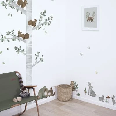 Planche De Stickers M Animaux De La Montagne (64 X 90 Cm) 3 Planche De Stickers M Animaux De La Montagne (64 X 90 Cm) – Image 3