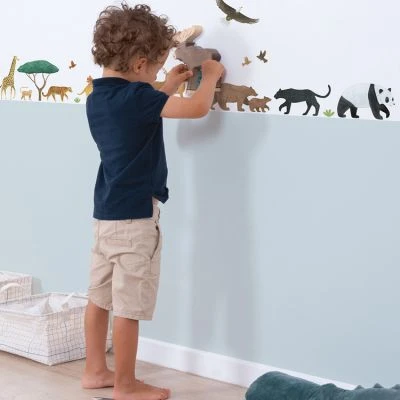 Planche De Stickers M Animaux Du Monde (64 X 90 Cm) 2 Planche De Stickers M Animaux Du Monde (64 X 90 Cm) – Image 2