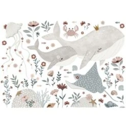 Planche De Stickers Under The Sea (90 X 64 Cm)