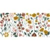 Planche De Stickers XL Large Pretty Flowers (130 X 34 Cm)