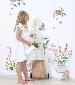 Planche De Stickers Queyran Lilipinso -Lilipinso Déco Soldes Boutique queyran grands stickers fleurs sauvages 1