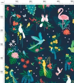 Papier Peint Rio Lilipinso (50cm X 10m) 17 Papier Peint Rio Lilipinso (50cm X 10m) -Lilipinso Déco Soldes Boutique rio papier peint enfant motif oiseaux tropicaux 5