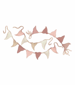 Grands Stickers Selene Lilipinso -Lilipinso Déco Soldes Boutique selene grand sticker guirlande de fanion rose