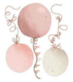 Grands Stickers Selene Lilipinso -Lilipinso Déco Soldes Boutique selene grand sticker les ballons roses
