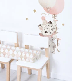 Grands Stickers Selene Lilipinso -Lilipinso Déco Soldes Boutique selene grand sticker pierrot le guepard bleu 1