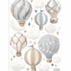 Planche De Stickers Montgolfières Selene Lilipinso