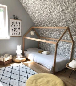 Papier Peint Serengeti Lilipinso (50cm X 10m) -Lilipinso Déco Soldes Boutique serengeti papier peint enfant motif feuilles tropicales 3 1