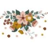 Sticker Mural Bouquet De Fleurs (70 X 44 Cm)