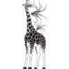 Sticker Mural Girafe (42 X 111 Cm)