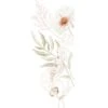 Stickers Muraux Corner Poppy Flower (46 X 111 Cm)