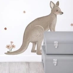 Stickers Muraux Kangourou Lilydale (65 X 61 Cm) -Lilipinso Déco Soldes Boutique stickers muraux kangourou lilydale 65 x 61 cm 3