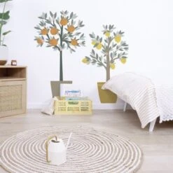 Stickers Muraux Oranger Et Citronnier (77 X 87 Cm) -Lilipinso Déco Soldes Boutique stickers muraux oranger et citronnier 77 x 87 cm 3