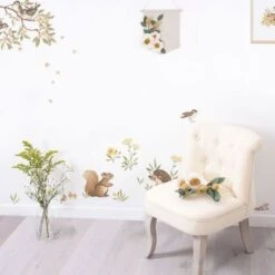 Stickers Oh Deer Animaux De La Forêt (29,7 X 42 Cm) -Lilipinso Déco Soldes Boutique stickers oh deer animaux de la foret 29 7 x 42 cm 3