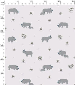 Papier Peint Tanzania Animaux Lilipinso (50cm X 10m) 25 Papier Peint Tanzania Animaux Lilipinso (50cm X 10m) -Lilipinso Déco Soldes Boutique tanzania papier peint enfant motif rhinoceros fond gris 4