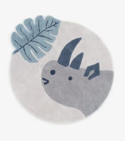 Tapis Rond Lilipinso -Lilipinso Déco Soldes Boutique tanzania tapis rhinoceros