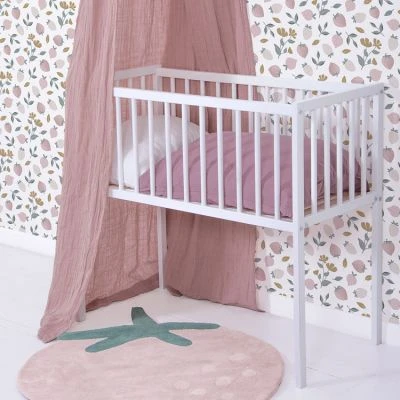 Tapis En Coton Fraise (80 X 100 Cm) 2 Tapis En Coton Fraise (80 X 100 Cm) – Image 2