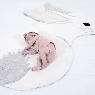 Tapis En Coton Lapin (110 X 150 Cm) 2 Tapis En Coton Lapin (110 X 150 Cm) – Image 2