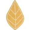Tapis Feuille D'automne Jaune (150 X 90 Cm)