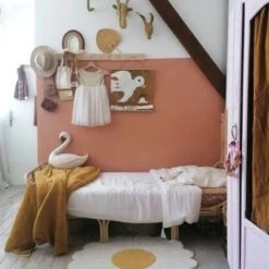 Tapis Fleur Camomille (100 Cm) -Lilipinso Déco Soldes Boutique tapis fleur camomille 100 cm 4