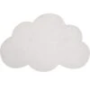 Tapis Nuage En Coton Blanc (67 X 100 Cm)