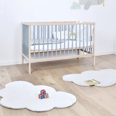 Tapis Nuage En Coton Blanc (67 X 100 Cm) 4 Tapis Nuage En Coton Blanc (67 X 100 Cm) – Image 4