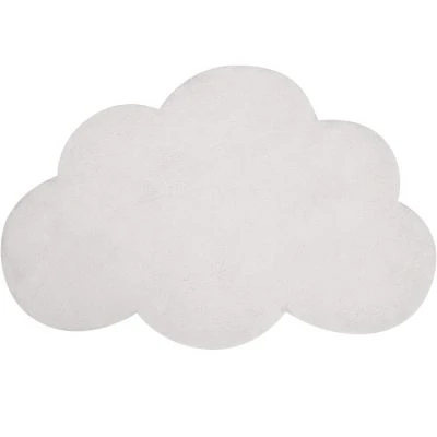 Tapis Nuage En Coton Blanc (67 X 100 Cm) 1 Tapis Nuage En Coton Blanc (67 X 100 Cm)