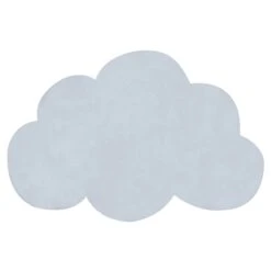 Tapis Nuage En Coton Bleu Ciel