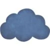 Tapis Nuage En Coton Bleu Foncé (67 X 100 Cm)
