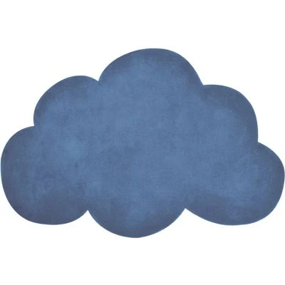 Tapis Nuage En Coton Bleu Foncé (67 X 100 Cm) 1 Tapis Nuage En Coton Bleu Foncé (67 X 100 Cm)