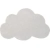 Tapis Nuage En Coton Gris Clair (67 X 100 Cm)
