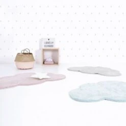 Tapis Nuage En Coton Gris Clair (67 X 100 Cm) -Lilipinso Déco Soldes Boutique tapis nuage en coton gris clair 67 x 100 cm 3