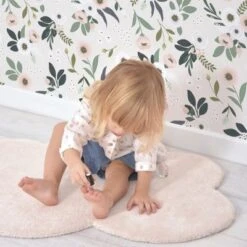 Tapis Nuage En Coton Rose Clair (67 X 100 Cm) -Lilipinso Déco Soldes Boutique tapis nuage en coton rose clair 67 x 100 cm 4