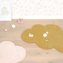 Tapis Nuage En Coton Rose Clair (67 X 100 Cm) -Lilipinso Déco Soldes Boutique tapis nuage en coton rose clair 67 x 100 cm 6