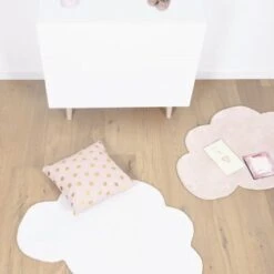 Tapis Nuage En Coton Rose Clair (67 X 100 Cm) -Lilipinso Déco Soldes Boutique tapis nuage en coton rose clair 67 x 100 cm 8