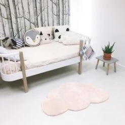Tapis Nuage En Coton Rose Clair (67 X 100 Cm) -Lilipinso Déco Soldes Boutique tapis nuage en coton rose clair 67 x 100 cm 9
