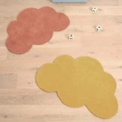 Tapis Nuage En Coton Terracotta (67 X 100 Cm) 9 Tapis Nuage En Coton Terracotta (67 X 100 Cm) -Lilipinso Déco Soldes Boutique tapis nuage en coton terracotta 67 x 100 cm 4