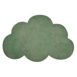 Tapis Nuage En Coton Vert Chèvrefeuille