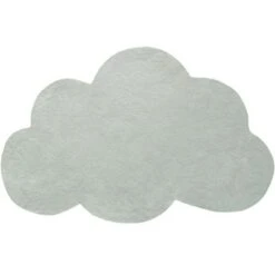 Tapis Nuage En Coton Vert Clair (67 X 100 Cm)