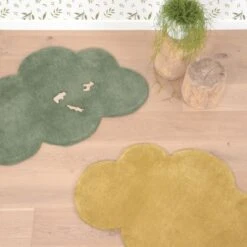 Tapis Nuage Vert Kale Green (67 X 100 Cm) -Lilipinso Déco Soldes Boutique tapis nuage vert kale green 67 x 100 cm 3