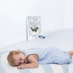 Tapis Rond En Coton Blue Ball (120 Cm) 8 Tapis Rond En Coton Blue Ball (120 Cm) -Lilipinso Déco Soldes Boutique tapis rond en coton blue ball 120 cm 4