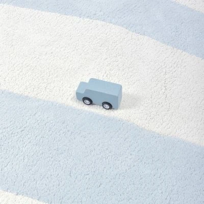 Tapis Rond En Coton Blue Ball (120 Cm) 5 Tapis Rond En Coton Blue Ball (120 Cm) – Image 5