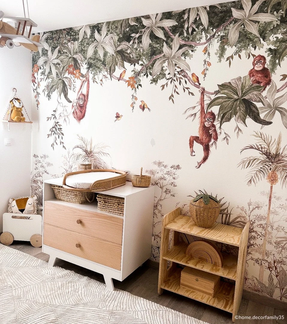 Papier Peint Utan Lilipinso (50cm X 10m) 2 Papier Peint Utan Lilipinso (50cm X 10m) – Image 2