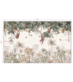 Papier Peint Utan Lilipinso (50cm X 10m) 16 Papier Peint Utan Lilipinso (50cm X 10m) -Lilipinso Déco Soldes Boutique utan papier peint panoramique les singes 5
