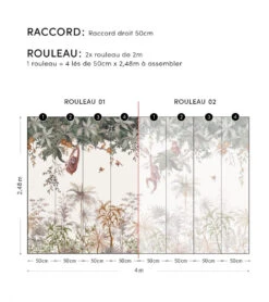 Papier Peint Utan Lilipinso (50cm X 10m) 17 Papier Peint Utan Lilipinso (50cm X 10m) -Lilipinso Déco Soldes Boutique utan papier peint panoramique les singes 6