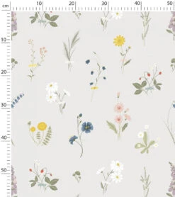 Papier Peint Wildflowers Lilipinso (50cm X 10m) -Lilipinso Déco Soldes Boutique wildflowers papier peint enfant motif fleurs de prairie 5