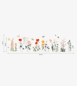 Stickers Muraux Fleurs Lilipinso -Lilipinso Déco Soldes Boutique wildflowers stickers muraux grandes fleurs des champs 3