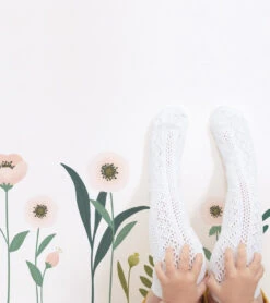 Grand Sticker Wonderland Lilipinso -Lilipinso Déco Soldes Boutique wonderland grands stickers fleurs d anemones 2 1